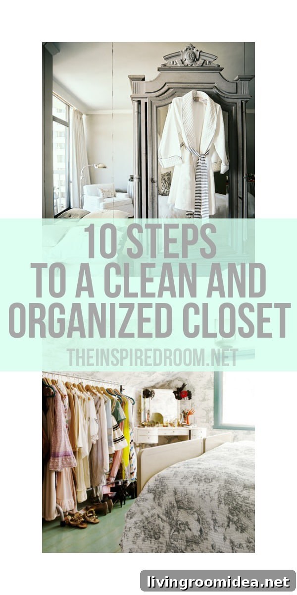 10 Steps to a Clean and Organized Closet