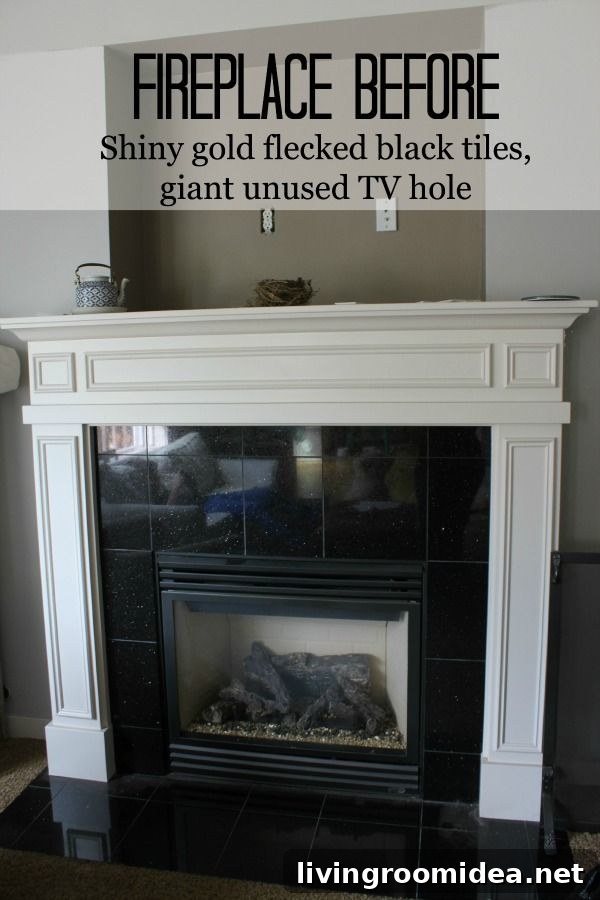 Small Renovation Updates and Fireplace Remodeling Plans 4 Fireplace before tv niche