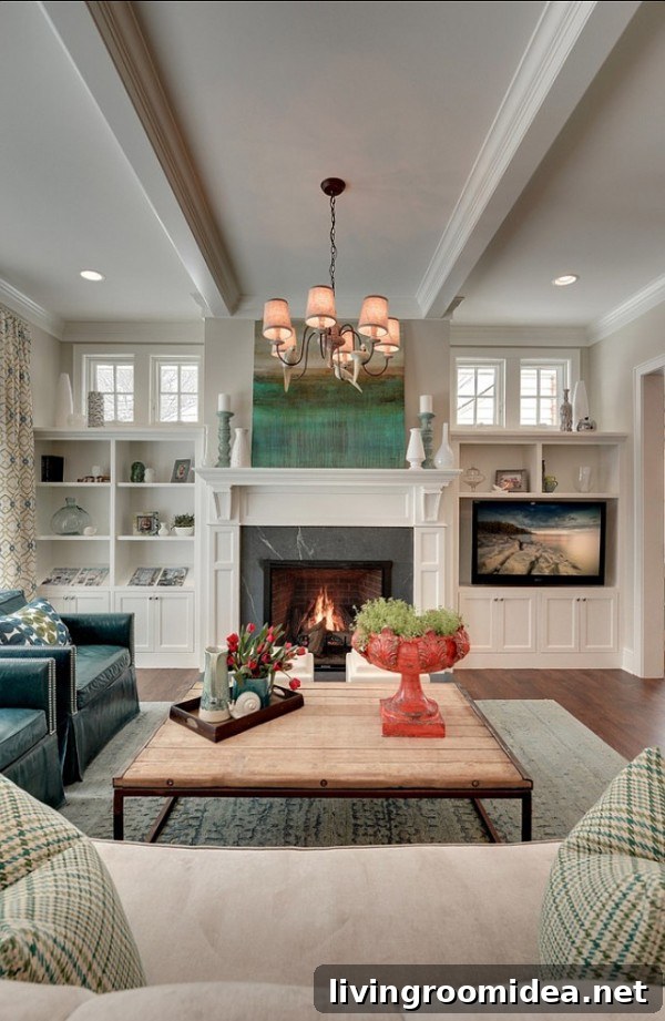 Small Renovation Updates and Fireplace Remodeling Plans 7 Fireplace Cabinetry Inspiration - Windows Above Built-In Shelves