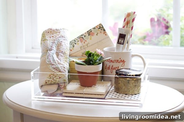 Housewarming Gift Tray Ideas