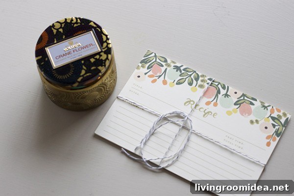 Rifle Paper Co Recipe Cards Housewarming Gift