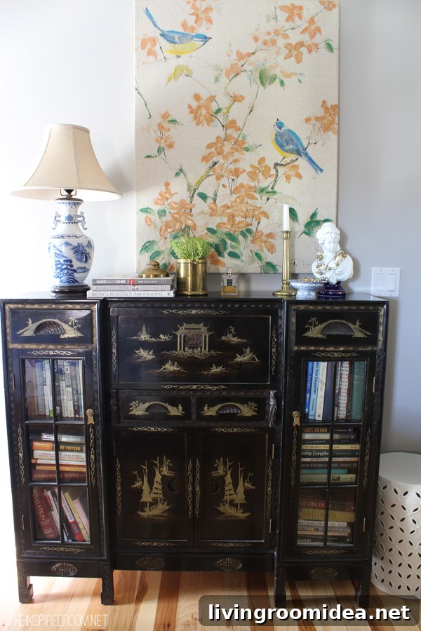 She Sent Me a Surprising Message — What Happened Next? 2 The Inspired Room - Antique cabinet bedroom display