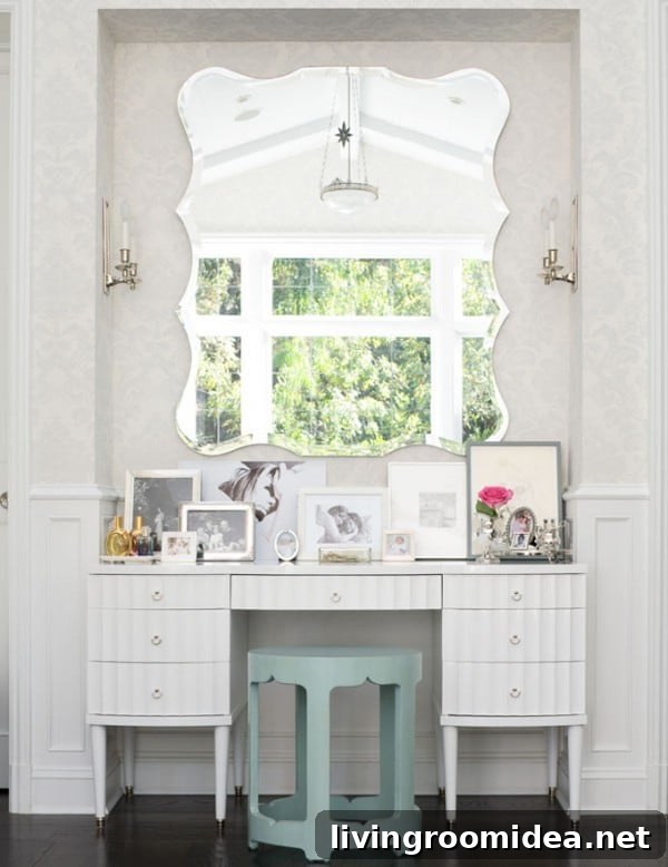 Small-Space Living Ideas: Smart Solutions for Tiny Homes 12 Vanity Mirror Reflecting WIndow