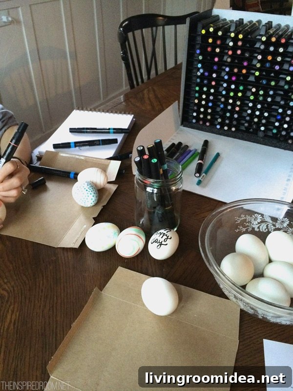 Hand Painted Eggs for Easter