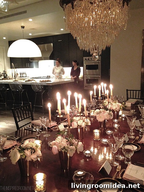 Christian Lemieux NYC loft dinner party