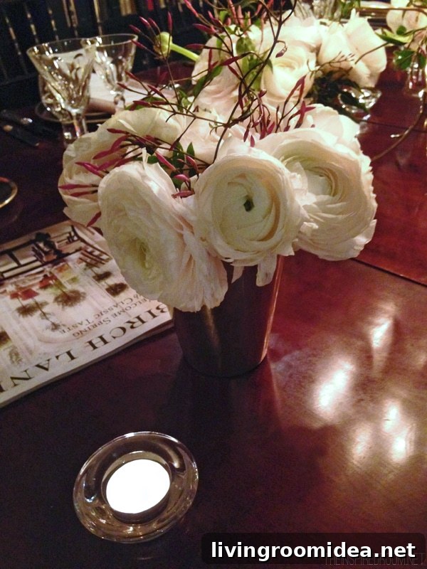 Dinner Party at Christiane Lemieux’s SoHo Loft — Inside Her Stylish Gathering 10 Bouquets dinner party Christian Lemieux Birch Lane Eve Party