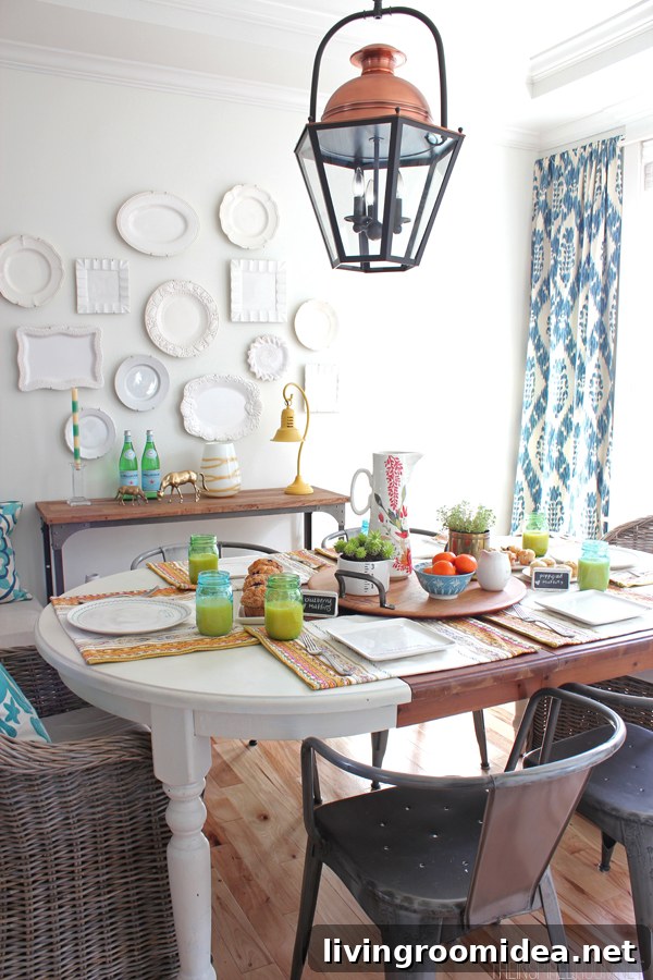 Spring brunch table - The Inspired Room