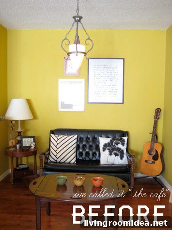 Dining room before and after