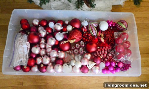 Christmas Decoration Storage Tips: Organize, Protect, and Save Space 3 Shallow plastic ornament bins