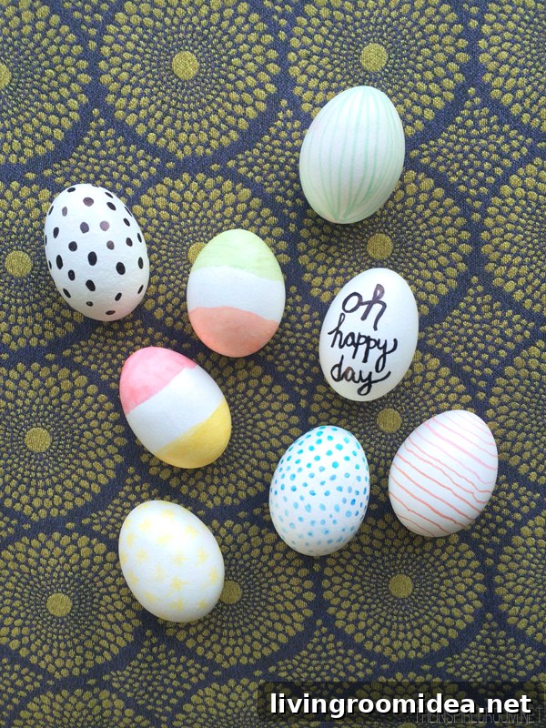 Brunch Menu Ideas and Entertaining Tips for Weekend Gatherings 9 Hand Painted Easter Eggs
