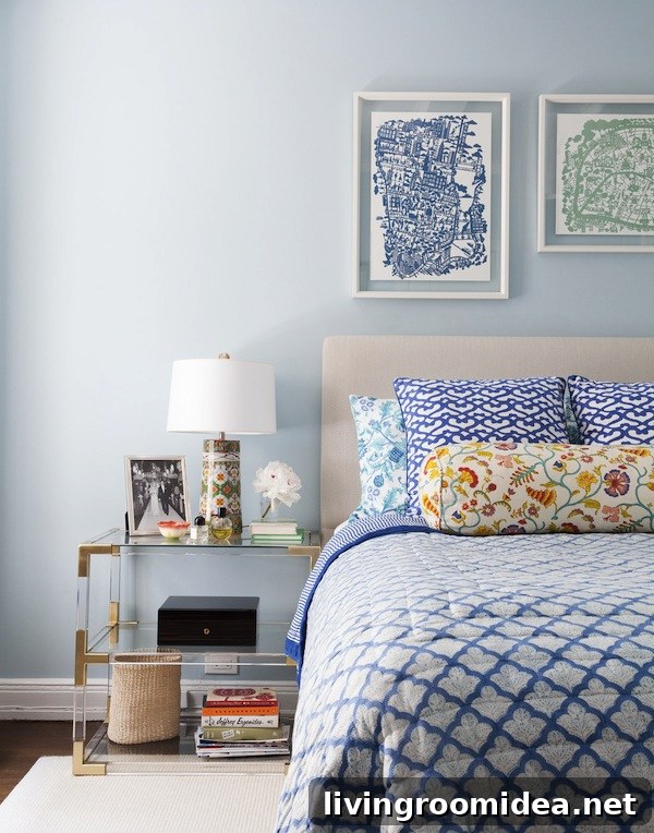 5 Fresh Ways to Bring Spring into Your Bedroom 2 Colorful Bedrom with Patterned Bedding