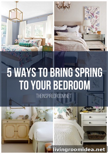 5 Fresh Ways to Bring Spring into Your Bedroom 7 5 Ways to Bring Spring to Your Bedroom from The Inspired Room