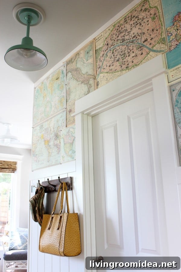 DIY Map Wall