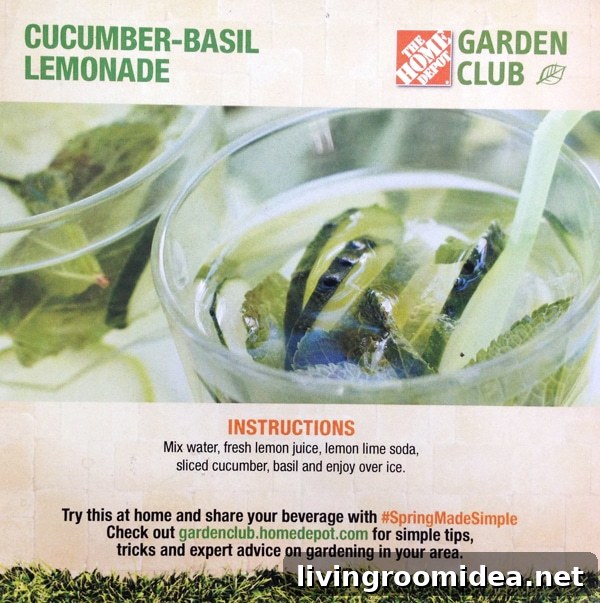 Cucumber Basil Lemonade Recipe