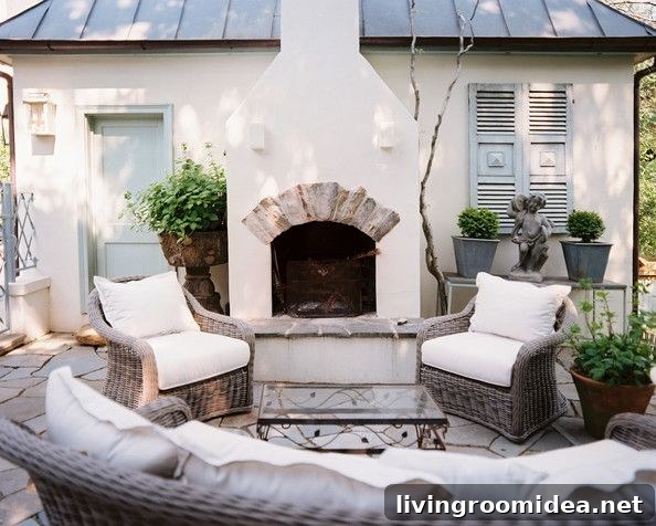 8 Dreamy Bedroom Ideas to Transform Your Sleep Space 8 Dream Space with Outdoor Fireplace