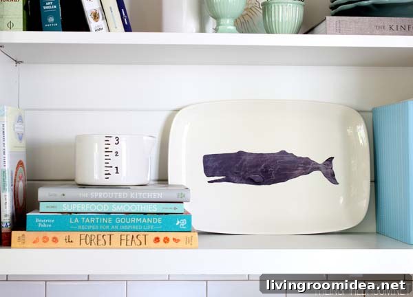 Summer Home Decorating Ideas: Tour Inspiring Seasonal Makeovers 12 Whale Plate Summer Decorating