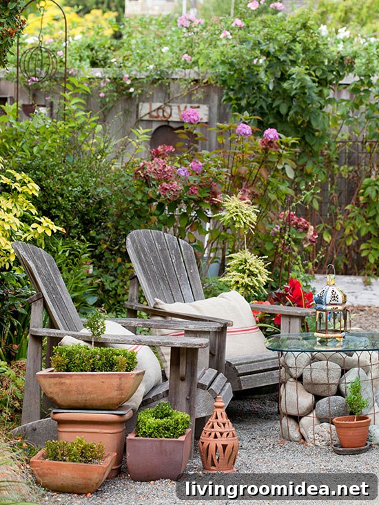 DIY outdoor table