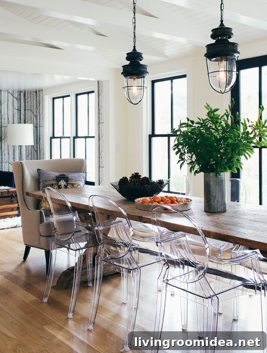 Wingback Dining Chairs in the Dining Room