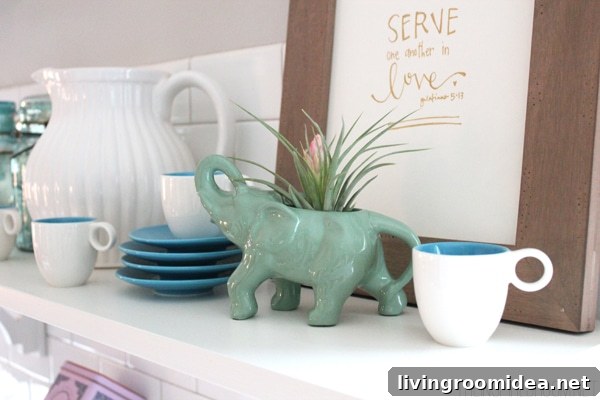 How to Decorate: The Secret Ingredient Every Room Needs 12 Elephant with Air Plant