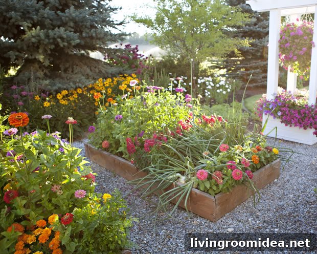 Raised Bed Flower Garden - The Meadowbrook Blog