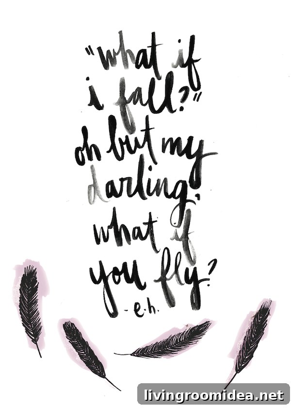 What If I Fall - What If You Fly - Free Downloadable Print