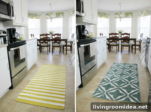 Finished reversible rug
