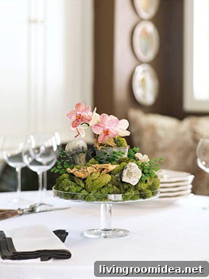 moss centerpiece