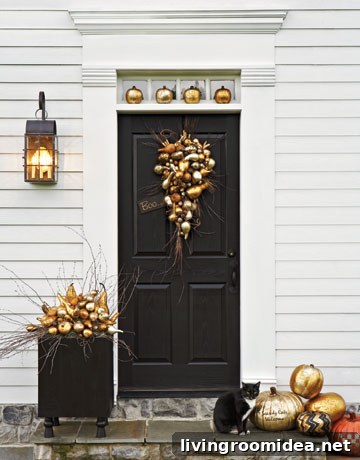 gilded-pumpkins fall entry