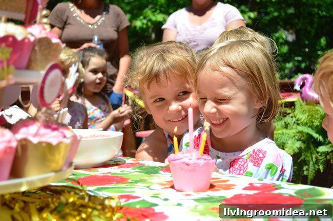 Kids enjoying cupcakes