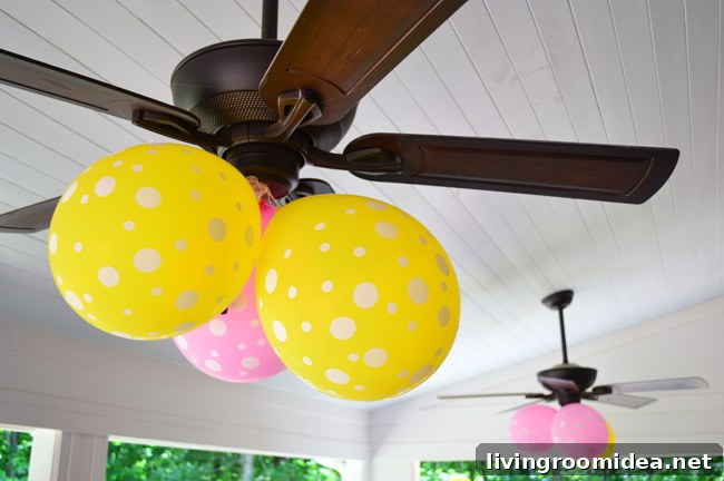 Sunny backyard party