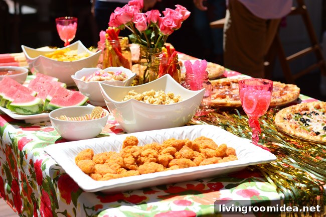 Party food table