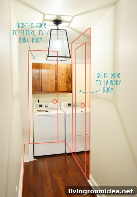 New doorway in hallway