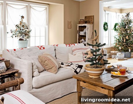 subtle-christmas-decorating christmas decorating inspiration