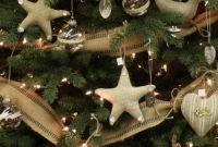 Grain Sack Ornaments and Stockings: Rustic Christmas Decor Ideas