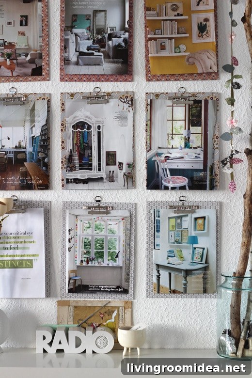 Clipboard Office Inspiration Boards - Decor8