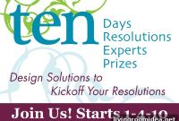 10 Design Ideas to Jumpstart Your New Year Resolutions