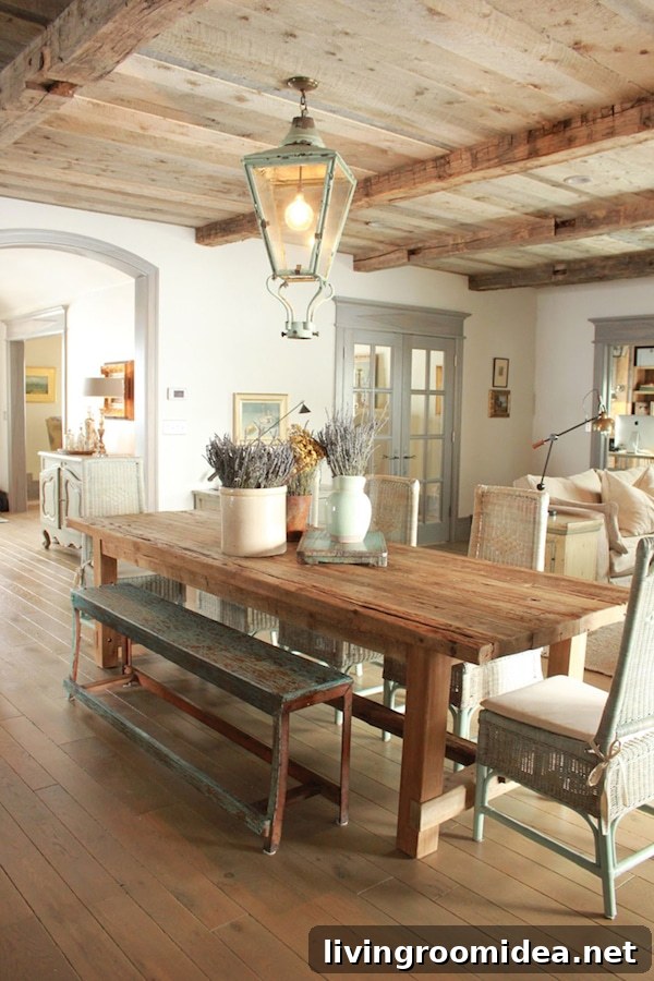 Pretty Vintage Dining Room Design by Desiree Ashworth