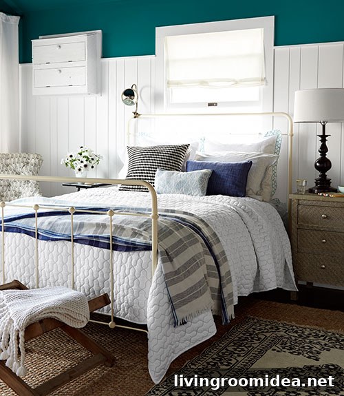 Cozy Bedroom with Layered Bedding