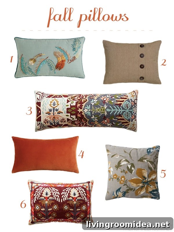 Fall Pillow Roundup - The Inspired Room