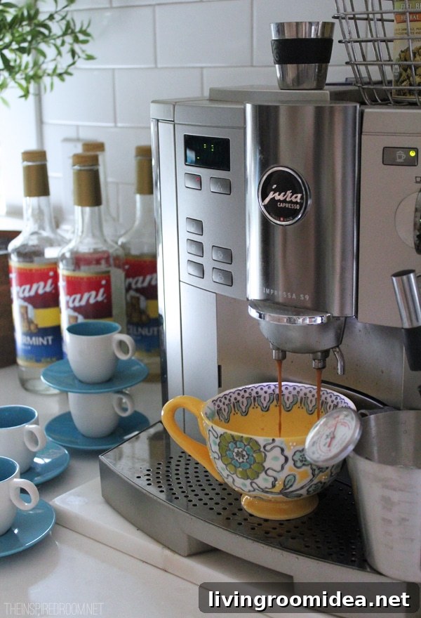 Finding Fall Rhythm: Day 1 — Embracing Autumn's Joy 2 21 Days Loving Fall - Coffee Station The Inspired Room