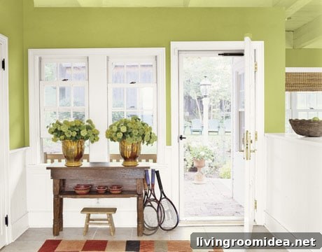 Spring Mint Accent Ideas for Fresh, Inviting Home Decor 5 bright green walls