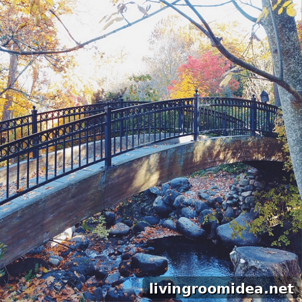 Colorful Fall - Bridge - The Inspired Room
