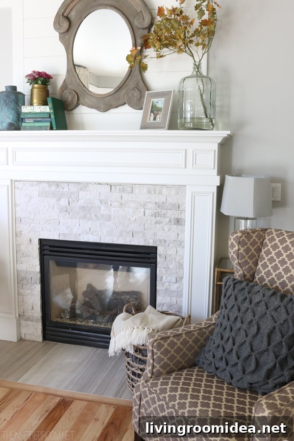 Cozy Fall Family Room Decorating - The Inspired Room