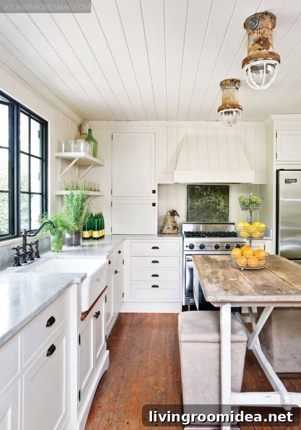 Shiplap in the Kitchen - Atlanta Homes