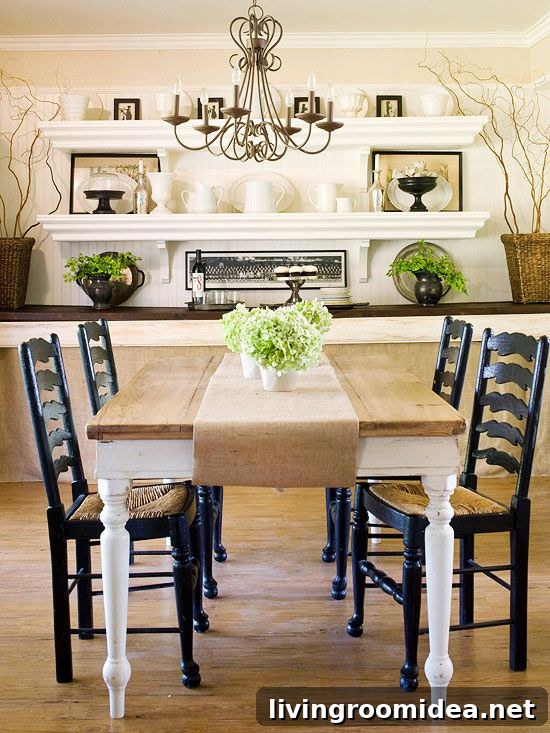10 Ways to Bring Fall to the Kitchen - Add Burlap