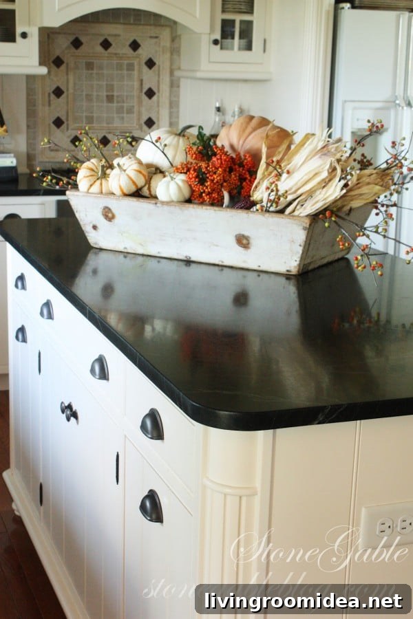 Crate of Natural Fall Decor - Stone Gable Blog