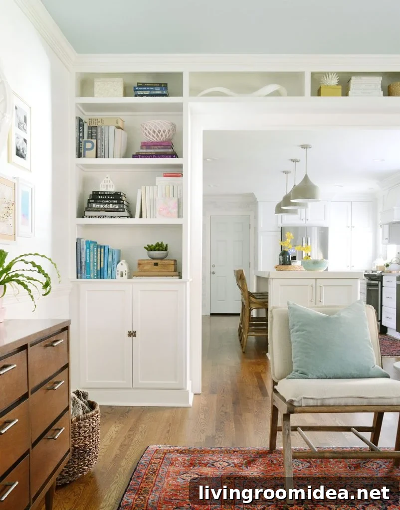 DIY Bookcases With Simply White Paint