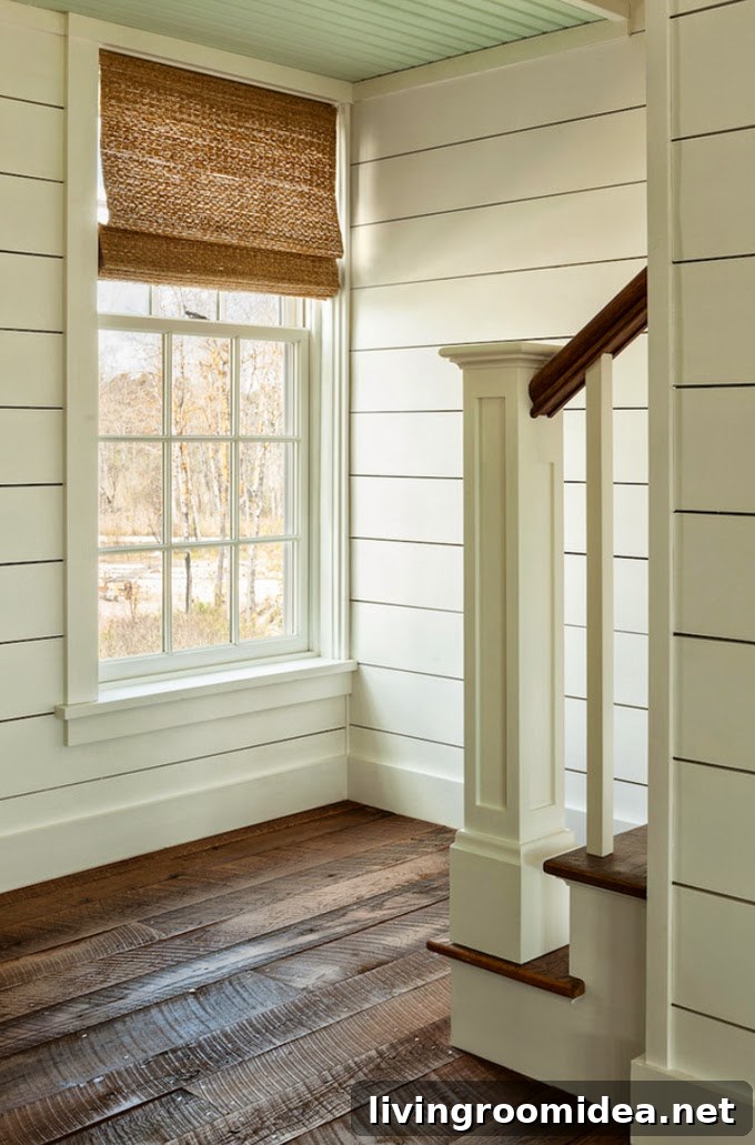 Planked Stairwall - JS Interiors