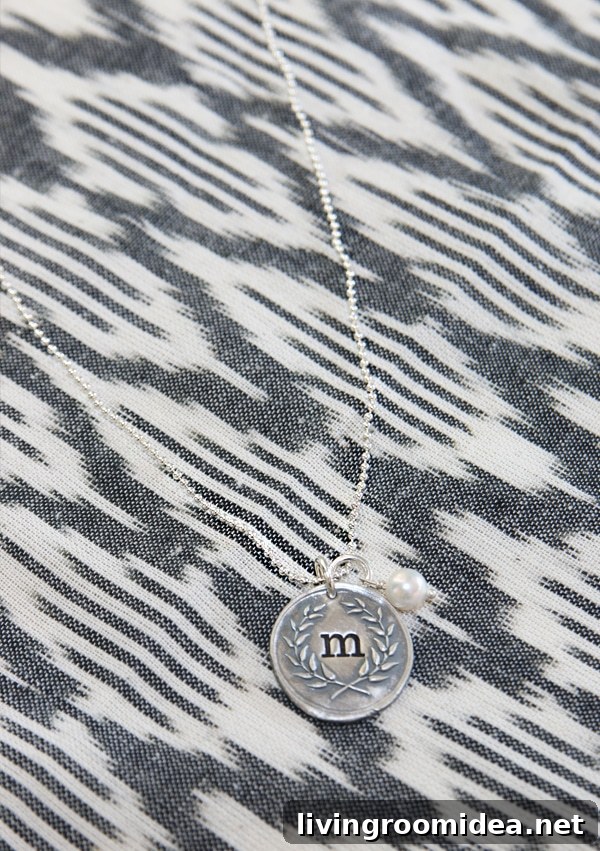 Vintage Pearl Gift Guide & Giveaway: Jewelry Picks for Every Occasion 3 The Vintage Pearl Monogram Laurel Necklace - Christmas Gift