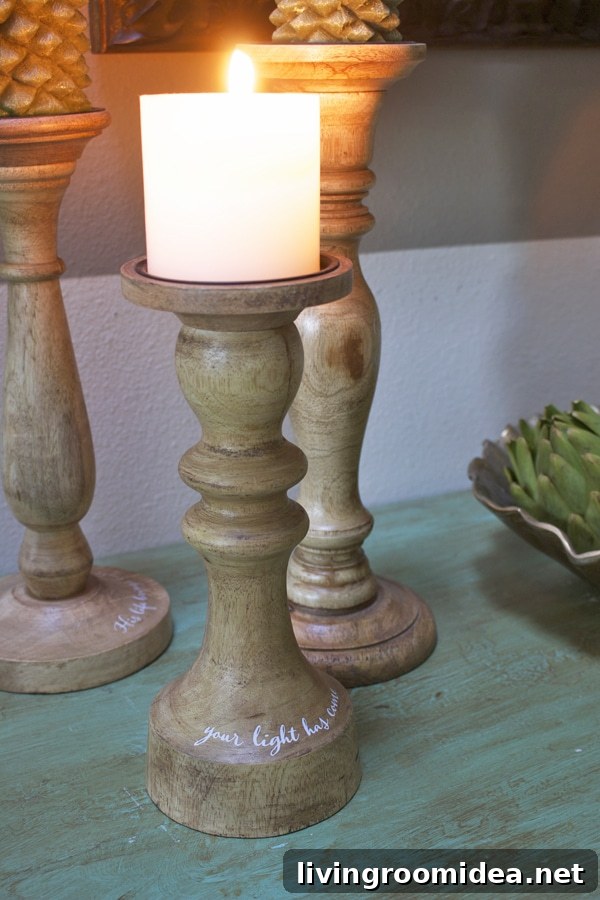 What to Check When Buying Home Accessories: 2 Key Tips 3 Wood Candle Holders - Dayspring